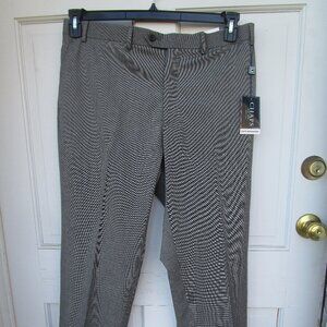 Men's Chap's Suit Separates Dress Pants Black/White 38x29